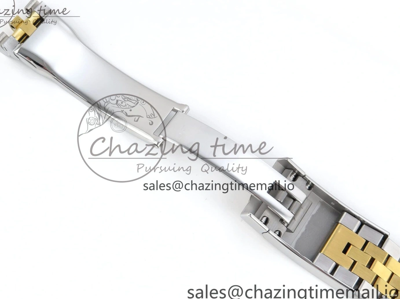 MiroTime 1223 Attractive DateJust 36 126283RBR EWEF Best Edition YG Diamonds Dial on SS YG Jubilee Bracelet A 635